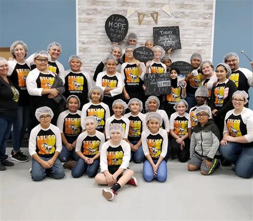 student council volunteering